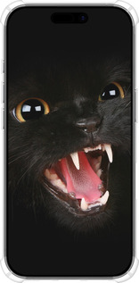 Силикон с усиленными углами чехол Чёрная кошка для Apple iPhone 17 - 932sp-4031 изображение 