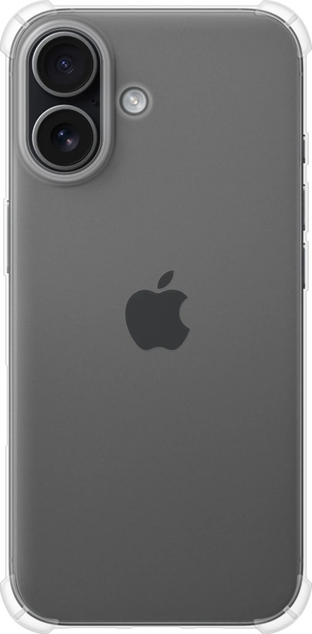Силикон с усиленными углами чехол Прозрачный для Apple iPhone 17 - 5636sp-4031 изображение 