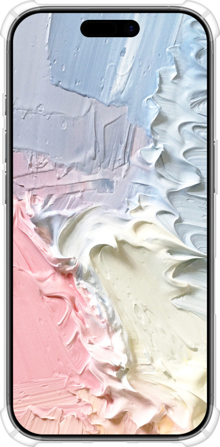 Силіконовий протиударний с посиленими кутами чехол Пастель для Apple iPhone 17 - 3981sp-4031 изображение 