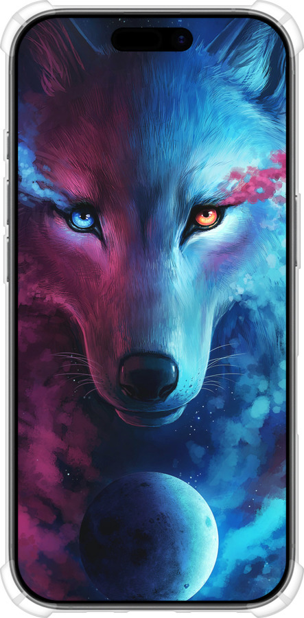 Силикон с усиленными углами чехол Арт-волк для Apple iPhone 17 - 3999sp-4031 изображение 