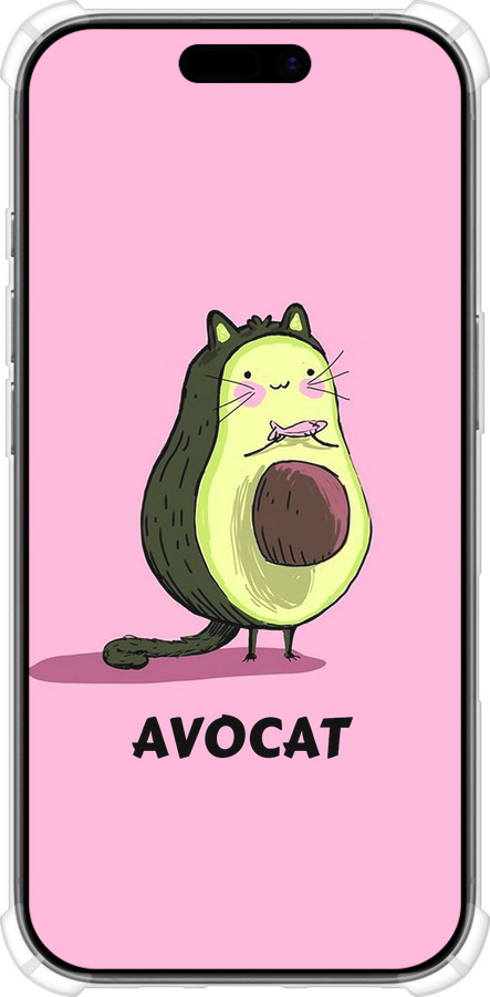 Силикон с усиленными углами чехол Avocat для Apple iPhone 17 - 4270sp-4031 изображение 