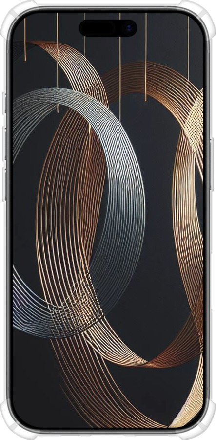 Силикон с усиленными углами чехол Симфония для Apple iPhone 17 - 5835sp-4031 изображение 