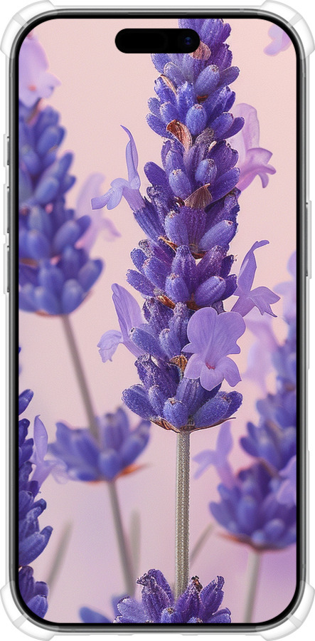 Силикон с усиленными углами чехол Лаванда для Apple iPhone 17 - 6037sp-4031 изображение 