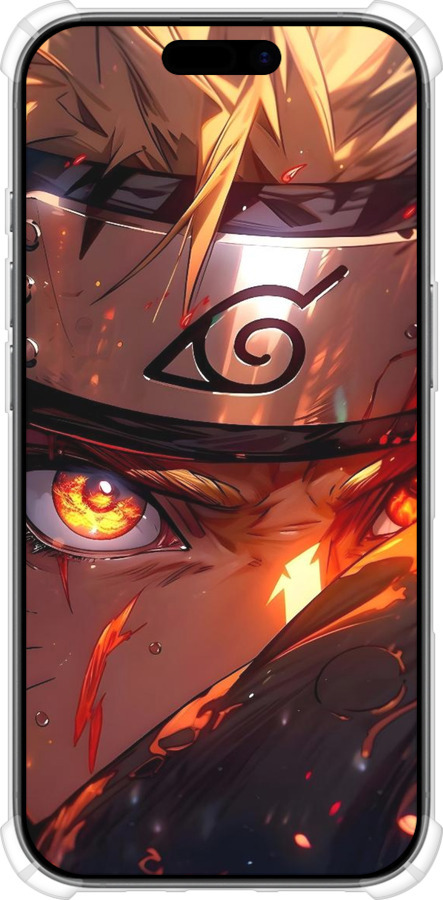 Силикон с усиленными углами чехол Наруто для Apple iPhone 17 - 6277sp-4031 изображение 