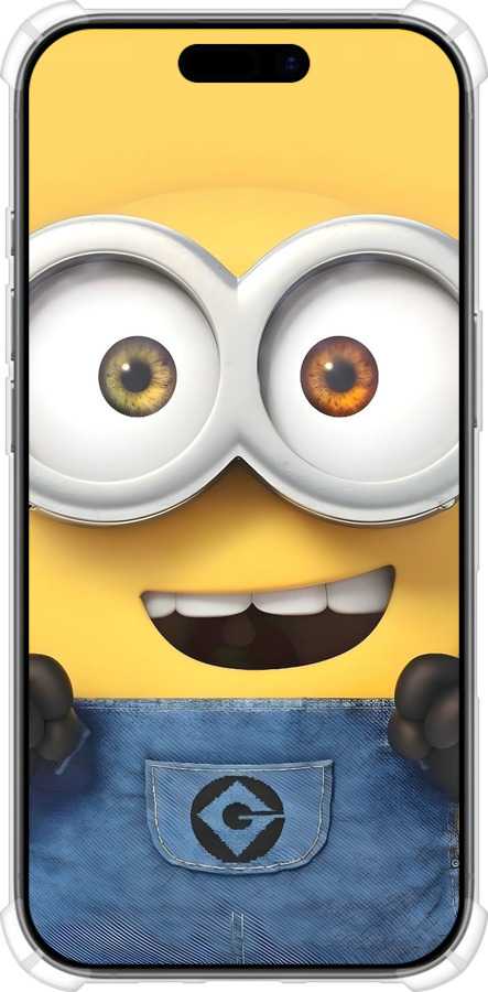 Силикон с усиленными углами чехол Миньон для Apple iPhone 17 - 6389sp-4031 изображение 
