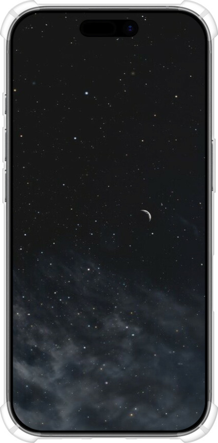 Силикон с усиленными углами чехол Ночное небо для Apple iPhone 17 - 6451sp-4031 изображение 