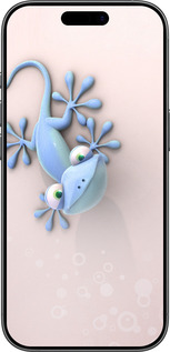 Силиконовый чехол Геккончик для Apple iPhone 17 - 1094u-4031 изображение 