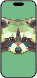 Силиконовый чехол Енот для Apple iPhone 17 - 1217u-4031 изображение 