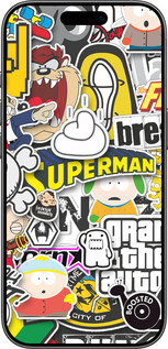 Силіконовий чехол Popular logos для Apple iPhone 17 - 4023u-4031 изображение 