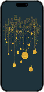 Силиконовый чехол Иллюстрация ночного города для Apple iPhone 17 - 4162u-4031 изображение 