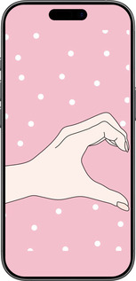 Силиконовый чехол Половинка сердца для Apple iPhone 17 - 4340u-4031 изображение 