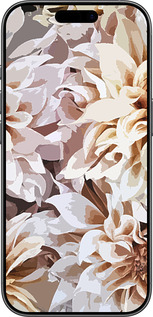 Силиконовый чехол пионы акварелью для Apple iPhone 17 - 4376u-4031 изображение 