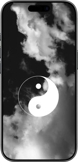 Силиконовый чехол Инь и Янь для Apple iPhone 17 - 4389u-4031 изображение 