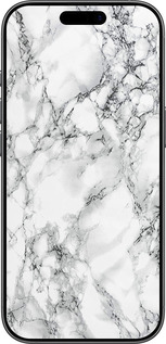 Силиконовый чехол Мрамор белый для Apple iPhone 17 - 4480u-4031 изображение 