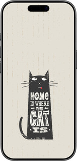 Силиконовый чехол Кот для Apple iPhone 17 - 4671u-4031 изображение 