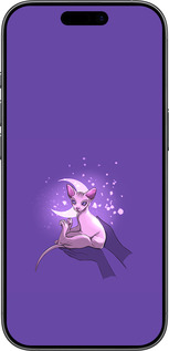 Силиконовый чехол Кот2 для Apple iPhone 17 - 4676u-4031 изображение 