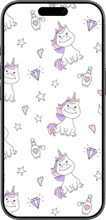 Силиконовый чехол Единорожка v2 для Apple iPhone 17 - 4703u-4031 изображение 