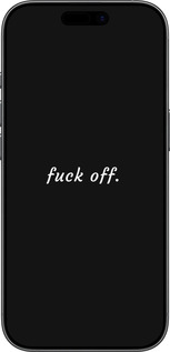 Силіконовий чехол Fuck off для Apple iPhone 17 - 4731u-4031 изображение 