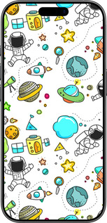 Силиконовый чехол Космос для Apple iPhone 17 - 4735u-4031 изображение 