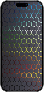 Силиконовый чехол Переливающиеся соты для Apple iPhone 17 - 498u-4031 изображение 