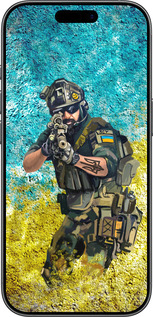 Силиконовый чехол Воин ЗСУ для Apple iPhone 17 - 5311u-4031 изображение 