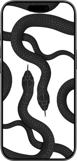 Силіконовий чехол Змії для Apple iPhone 17 - 5473u-4031 изображение 