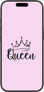 Силиконовый чехол Queen & King для неё для Apple iPhone 17 - 5520u-4031 изображение 