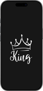Силиконовый чехол Queen & King для него для Apple iPhone 17 - 5521u-4031 изображение 