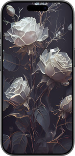 Силіконовий чехол Троянди 2 для Apple iPhone 17 - 5550u-4031 изображение 