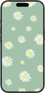 Силиконовый чехол Ромашки v4 для Apple iPhone 17 - 5603u-4031 изображение 