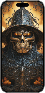 Силиконовый чехол Череп 2 для Apple iPhone 17 - 5652u-4031 изображение 