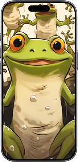 Силиконовый чехол Веселая жаба для Apple iPhone 17 - 5658u-4031 изображение 