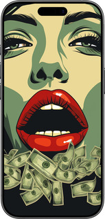 Силиконовый чехол Big money 2 для Apple iPhone 17 - 5668u-4031 изображение 