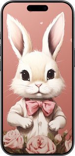 Силіконовий чехол Зайчик для Apple iPhone 17 - 5669u-4031 изображение 