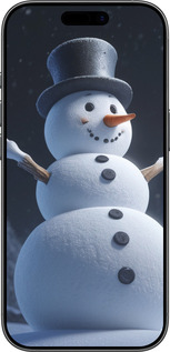 Силиконовый чехол Снеговик для Apple iPhone 17 - 5826u-4031 изображение 