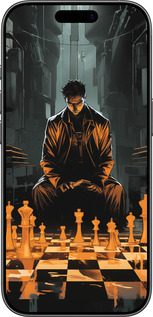 Силиконовый чехол Шахматы для Apple iPhone 17 - 5951u-4031 изображение 