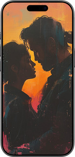 Силиконовый чехол Любовь на полотне для Apple iPhone 17 - 6067u-4031 изображение 