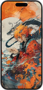 Силиконовый чехол Зеницу Агацума для Apple iPhone 17 - 6114u-4031 изображение 