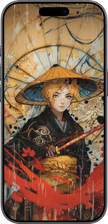 Силіконовий чехол Самурайська відвага для Apple iPhone 17 - 6115u-4031 изображение 