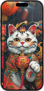 Силіконовий чехол China Cat v2 для Apple iPhone 17 - 6135u-4031 изображение 