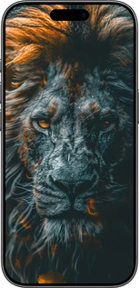 Силиконовый чехол Лев в сумерках для Apple iPhone 17 - 6154u-4031 изображение 