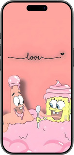 Силіконовий чехол Спанч Боб для Apple iPhone 17 - 6282u-4031 изображение 