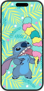 Силиконовый чехол Стич для Apple iPhone 17 - 6361u-4031 изображение 