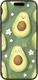 Силиконовый чехол Авокадо для Apple iPhone 17 - 6380u-4031 изображение 