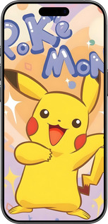 Силіконовий чехол Пикачу для Apple iPhone 17 - 6383u-4031 изображение 