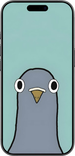 Силиконовый чехол Голубь для Apple iPhone 17 - 6388u-4031 изображение 