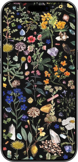 Силіконовий чехол З квітами для Apple iPhone 17 - 6422u-4031 изображение 