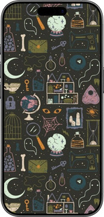 Силиконовый чехол Колдовской принт для Apple iPhone 17 - 6425u-4031 изображение 