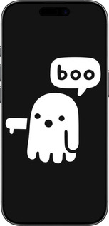 Силиконовый чехол Призрак Неодобрения для Apple iPhone 17 - 6431u-4031 изображение 