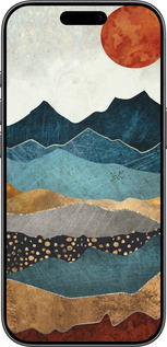 Силиконовый чехол Янтарный закат для Apple iPhone 17 - 6475u-4031 изображение 